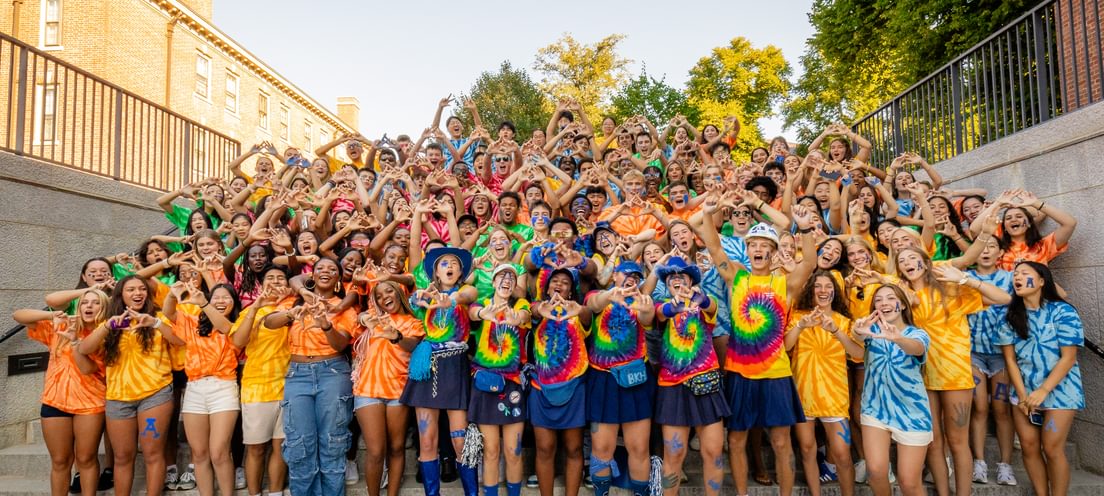 Cheering Students