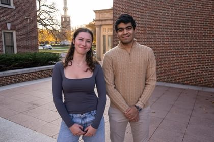 Katerina Browder ’26 and Pragun Seth ’25