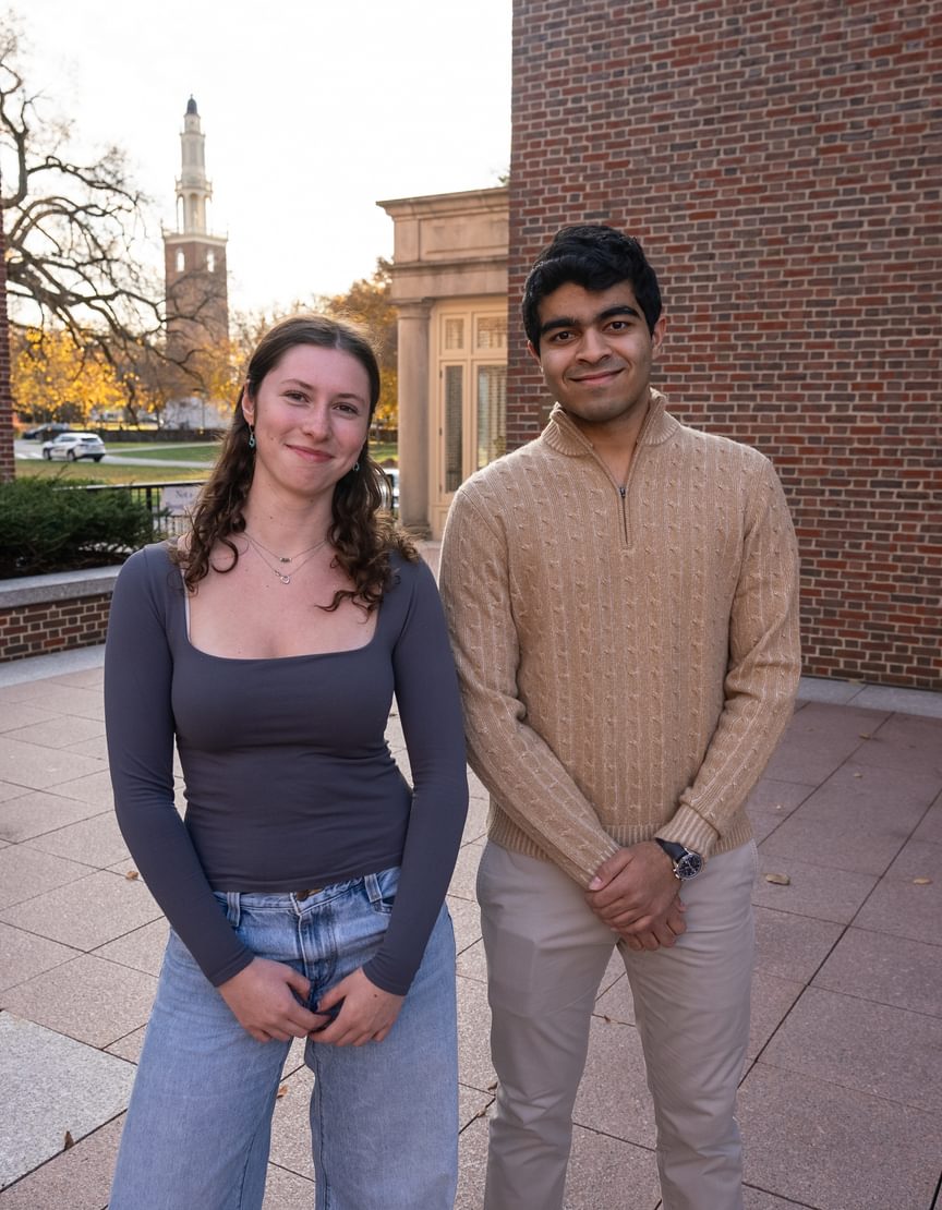 Katerina Browder ’26 and Pragun Seth ’25