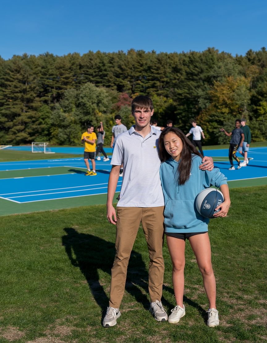 Izzy An and Nathan Bechard