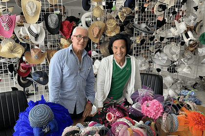 Milliners Eliot Whittall and Dick Shon ’74