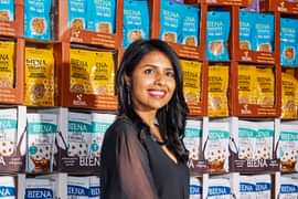 Poorvi Patodia, CEO and founder of Biena Snacks