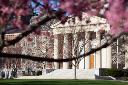 Samuel Phillips Hall in Spring