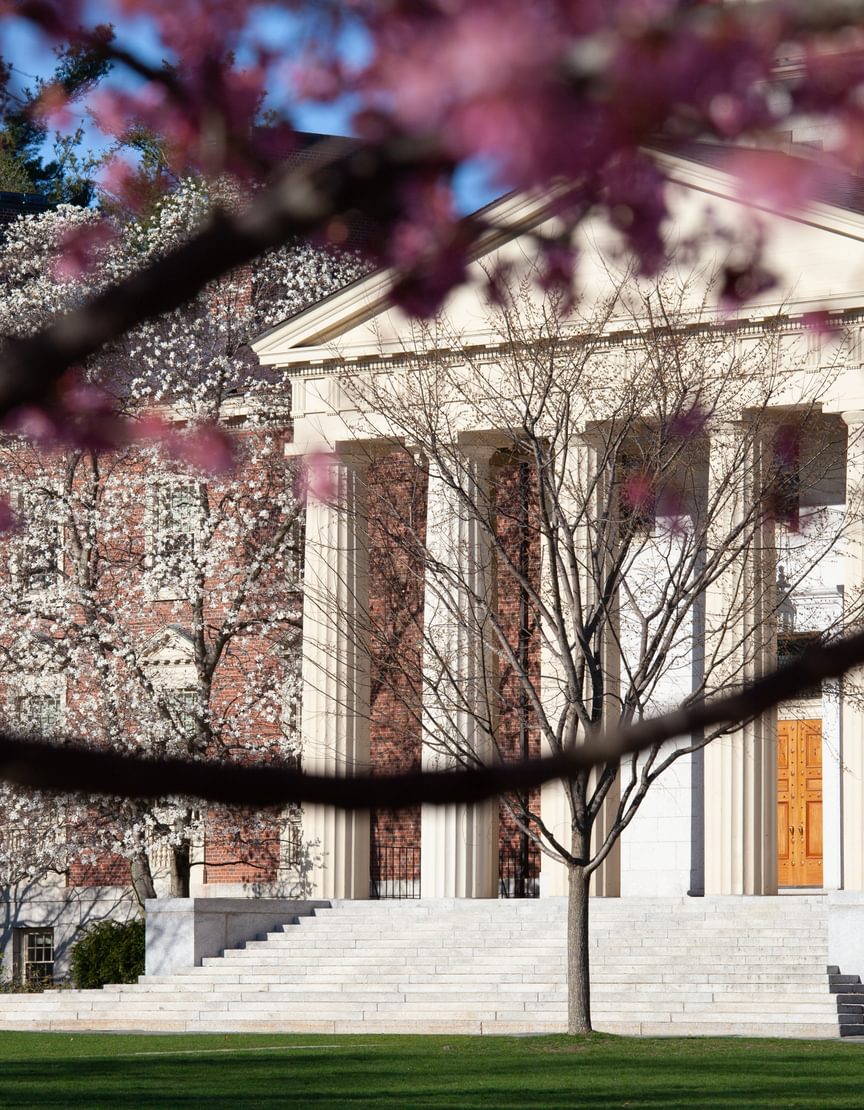 Samuel Phillips Hall in Spring