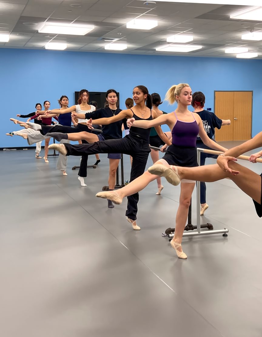 dancers in Pan Athletic Center