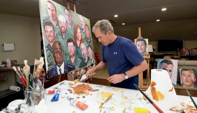 George Bush Painting