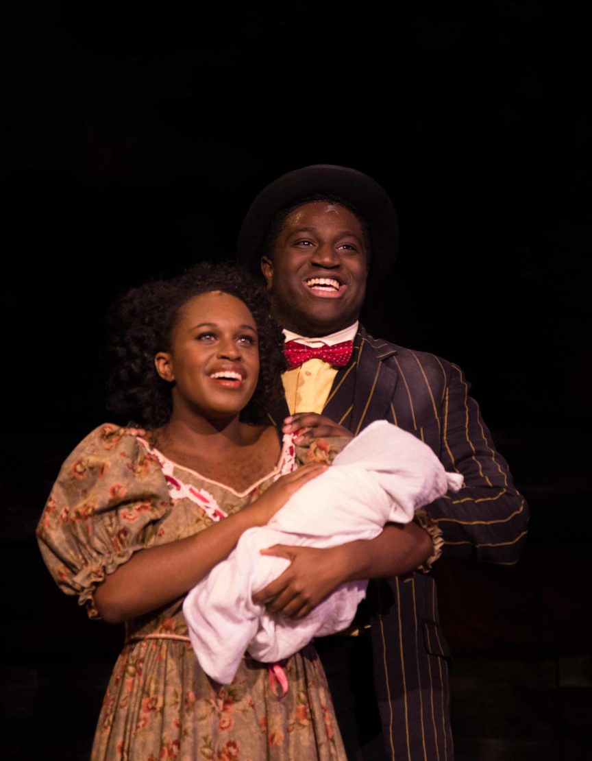 Two students in Ragtime