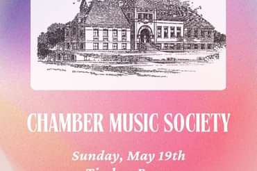 Chamber music society poster