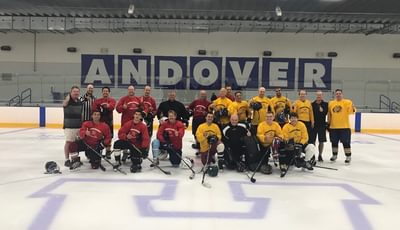 Hockey Players on Ice