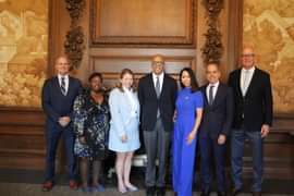 photo of recipients with HOS Raynard S. Kington