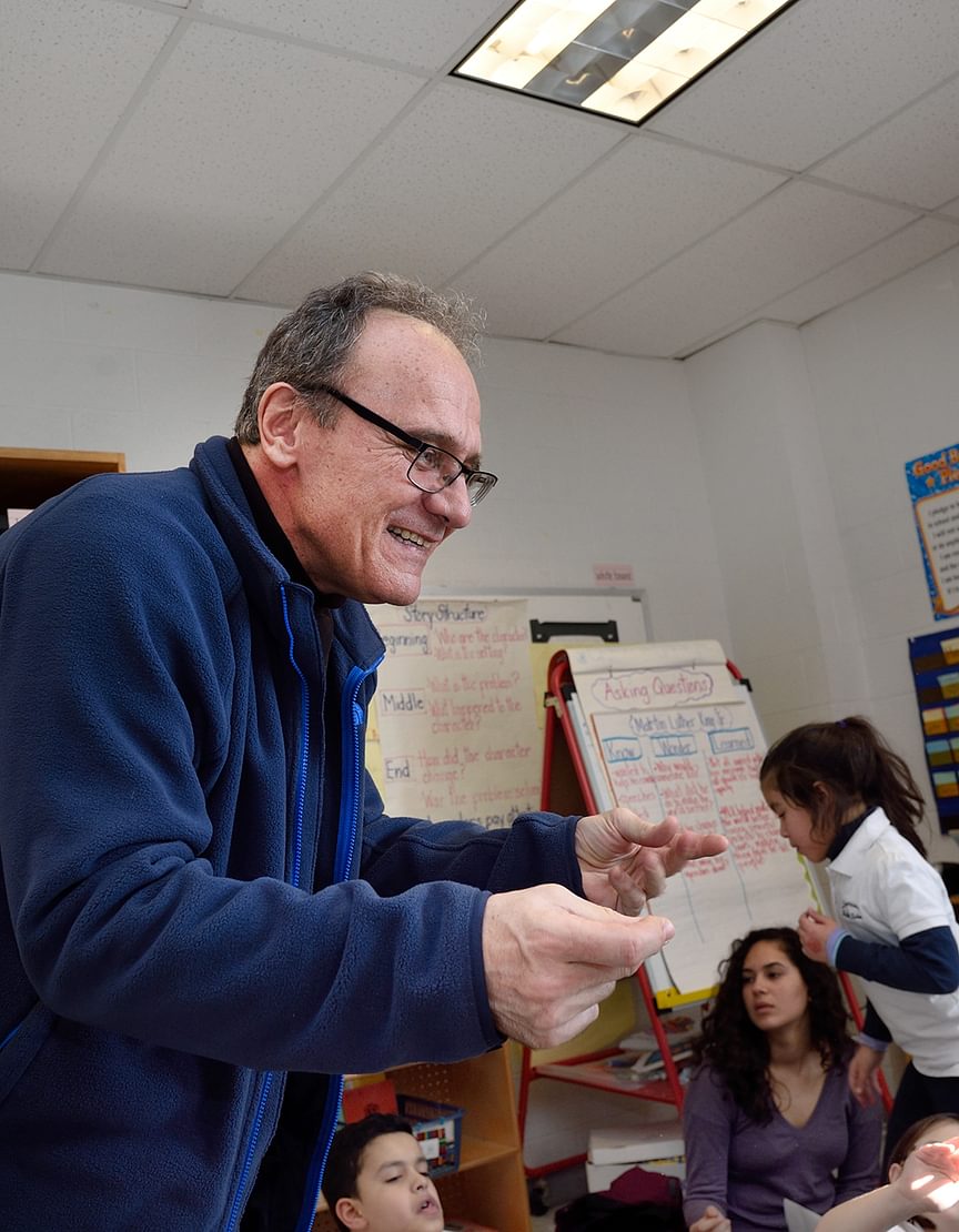 Lou Bernieri P’96, ’10 inspires during Andover Bread Loaf