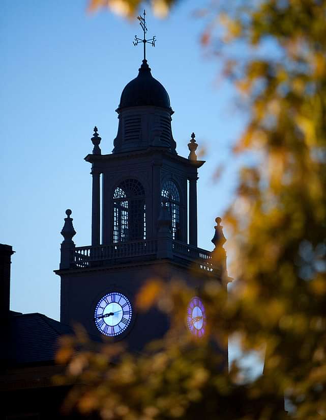 Samuel Phillips Hall at Dusk