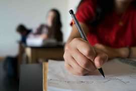 Students in a classroom
