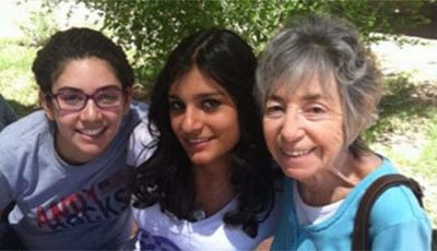 Three Women Smiling