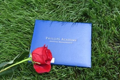 Diploma and Rose