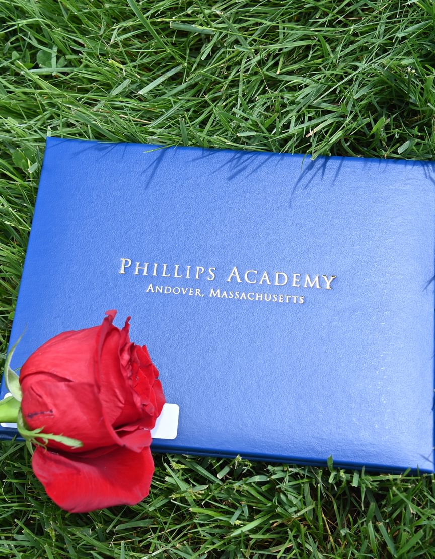 Diploma and Rose