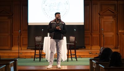 Kevin Olusola '06. Photo by Jessie Wallner