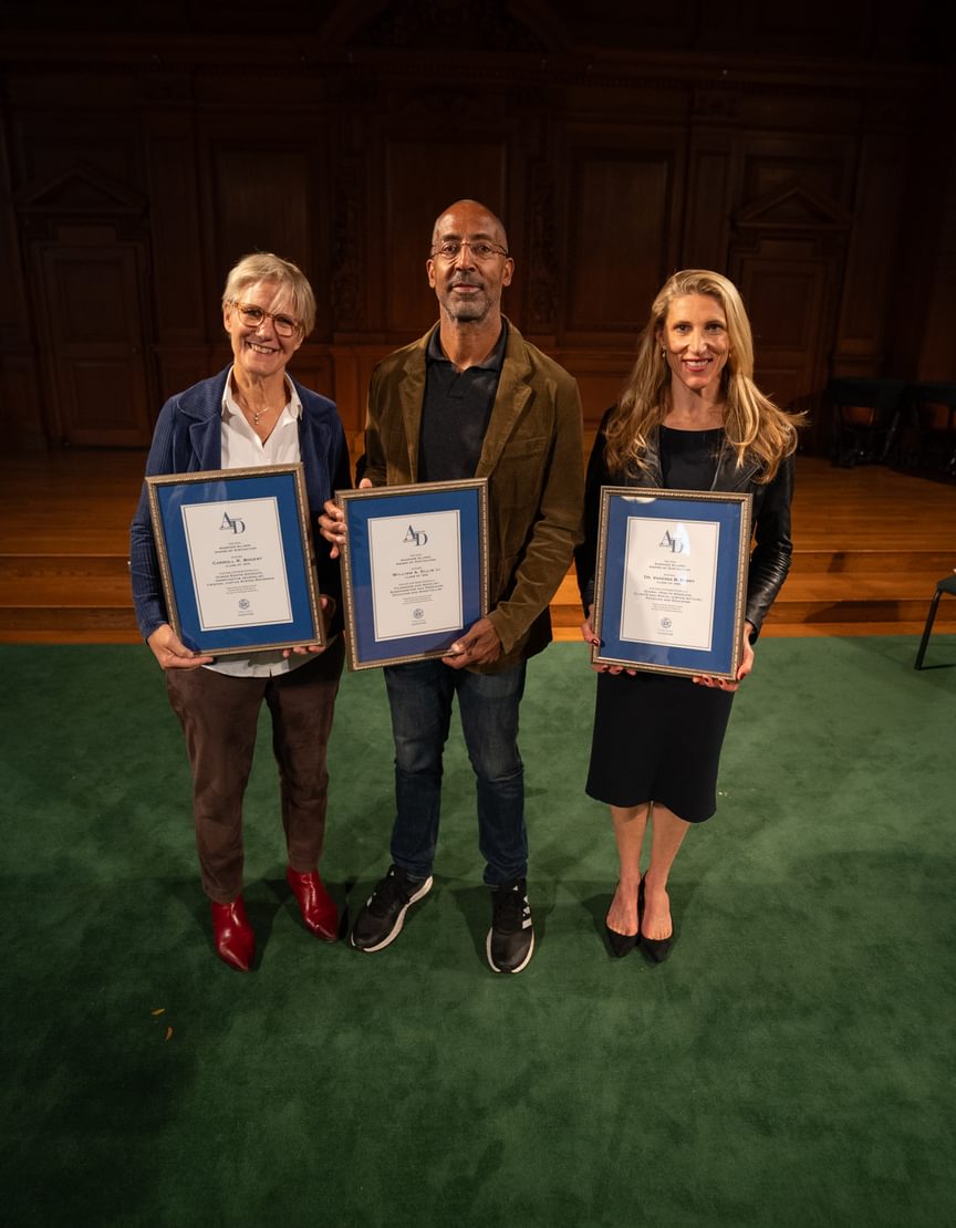 Carroll R. Bogert ’79, William A. Ellis III ’80, and Vanessa B. Kerry ’95