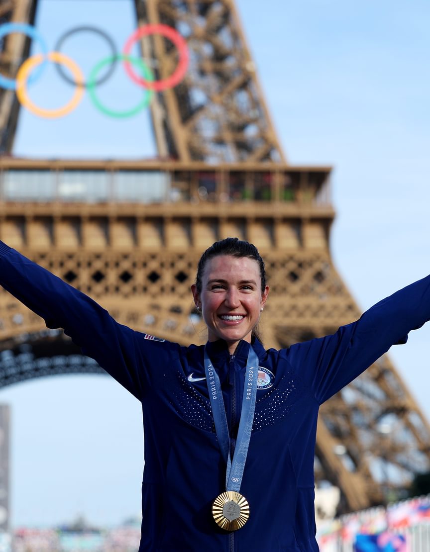Kristin Faulkner ’11 | Cycling - Road - Olympic Games Paris 2024: Day 9 By Tim de Waele/Getty Images