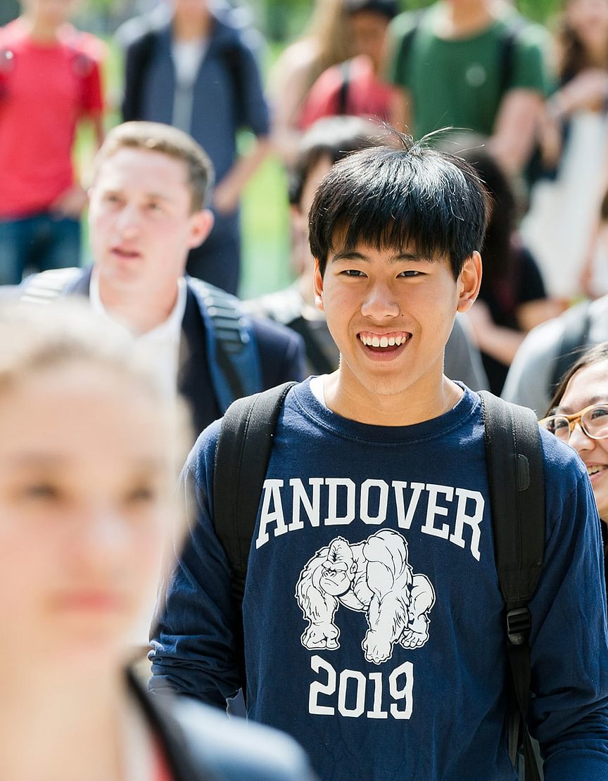 Students Walking on Path