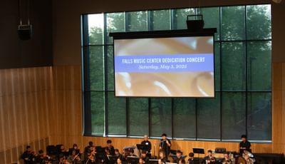 Orchestra Performing at Falls Music Center Dedication