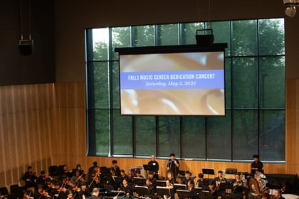 Orchestra Performing at Falls Music Center Dedication