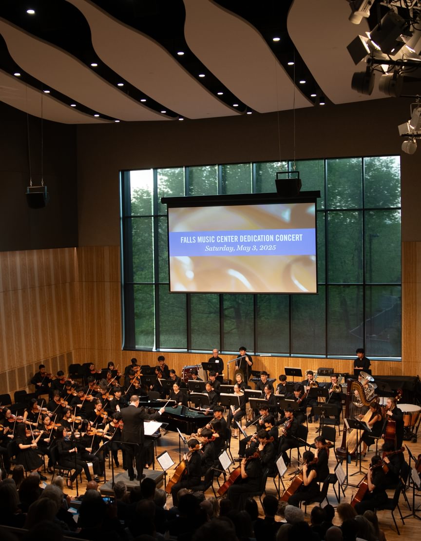 Orchestra Performing at Falls Music Center Dedication