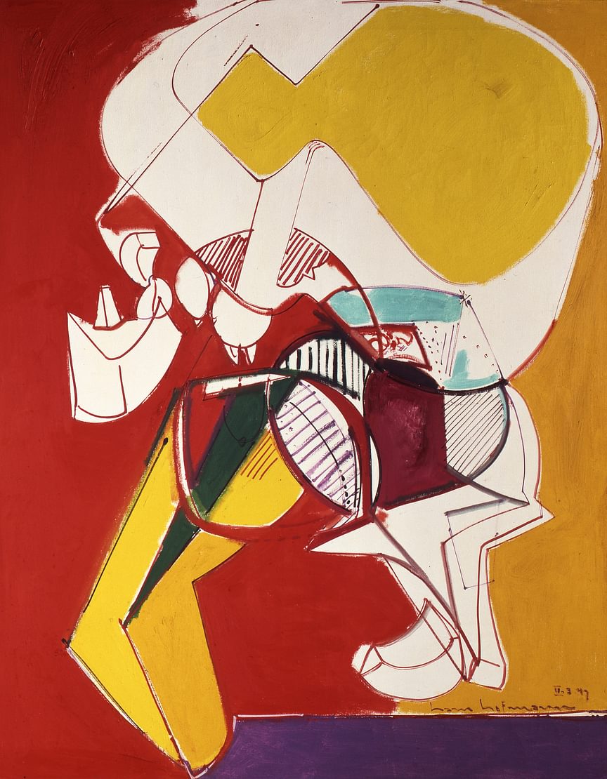 Hans Hofmann Exaltment, 1947 Oil on canvas, 59 3/4 x 47 3/4 inches Museum purchase, 1960.6