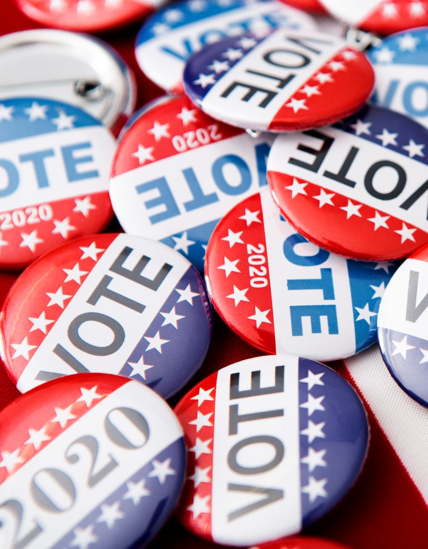 Vote pins