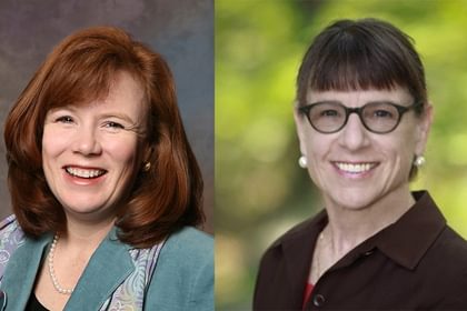 Jennifer Amstutz ’86 and Anna Durham ’78