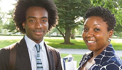 Two IRT Students Smiling