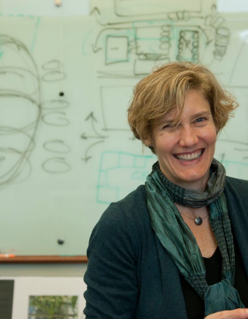 Kristin Ryan ’89 in her downtown Seattle office