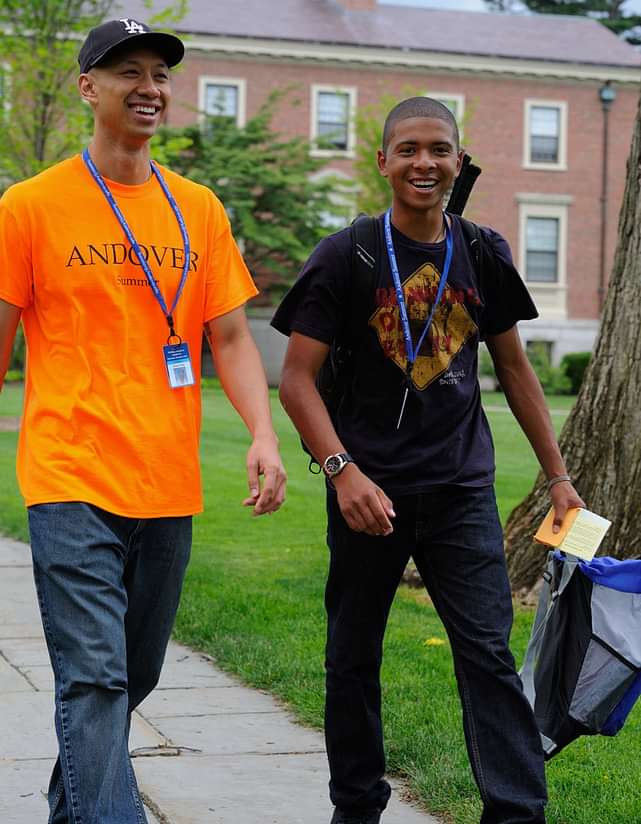 Two Students Walking