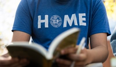 Student Reading a Book